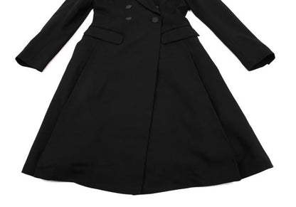 JPG CLASSIQUE Wool Blend Double Jacket Black Size 40