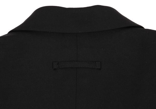 JPG CLASSIQUE Wool Blend Double Jacket Black Size 40