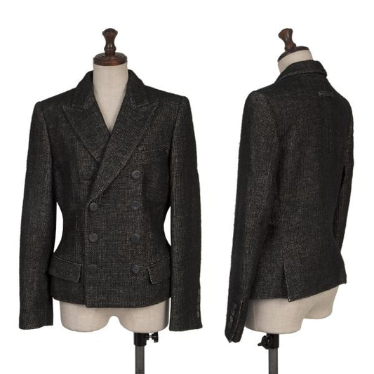 Jean Paul GAULTIER FEMME Lined Print Jacket Black Size 40