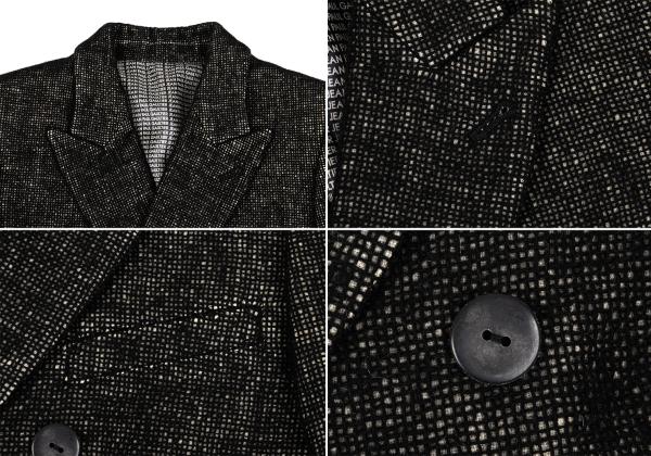 Jean Paul GAULTIER FEMME Lined Print Jacket Black Size 40