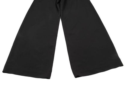 Jean Paul GAULTIER FEMME Leather Belted Pants Black Size 40