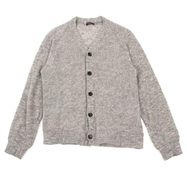 COMME des GARCONS HOMME PLUS Low Gauge Cardigan Gray Size M