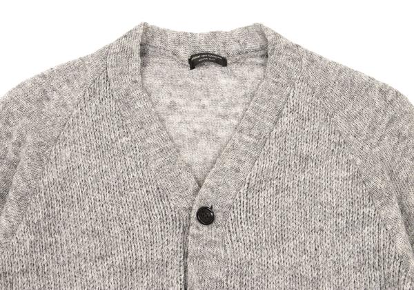 COMME des GARCONS HOMME PLUS Low Gauge Cardigan Gray Size M