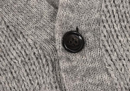 COMME des GARCONS HOMME PLUS Low Gauge Cardigan Gray Size M