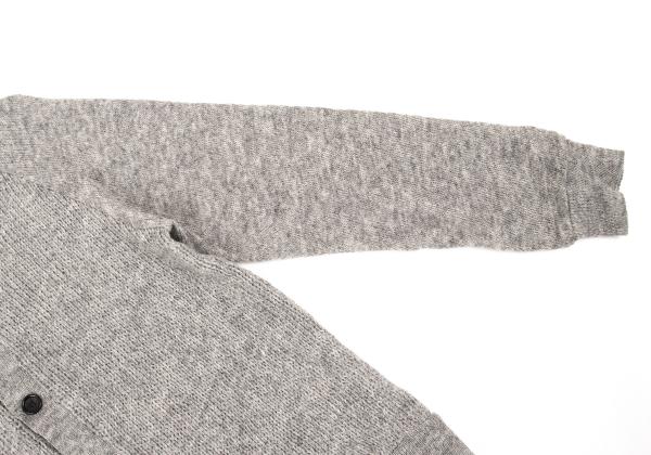 COMME des GARCONS HOMME PLUS Low Gauge Cardigan Gray Size M