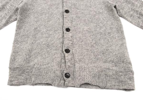 COMME des GARCONS HOMME PLUS Low Gauge Cardigan Gray Size M