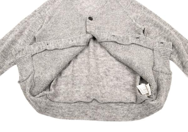 COMME des GARCONS HOMME PLUS Low Gauge Cardigan Gray Size M