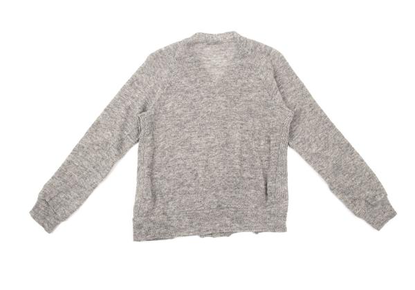 COMME des GARCONS HOMME PLUS Low Gauge Cardigan Gray Size M