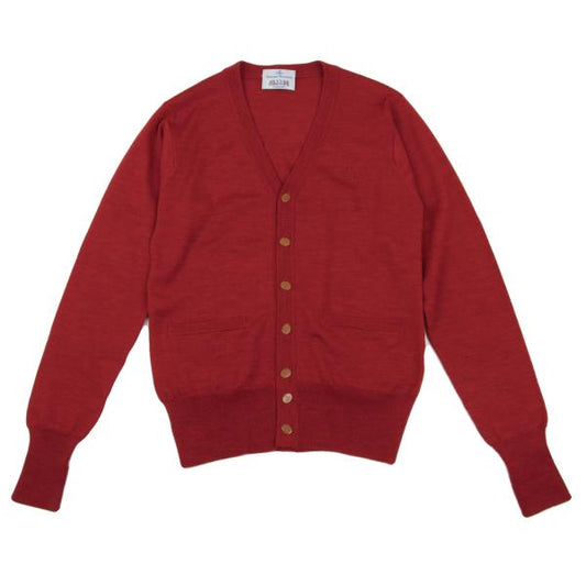Vivienne Westwood MAN Red Orb Wool Knit Cardigan Size M