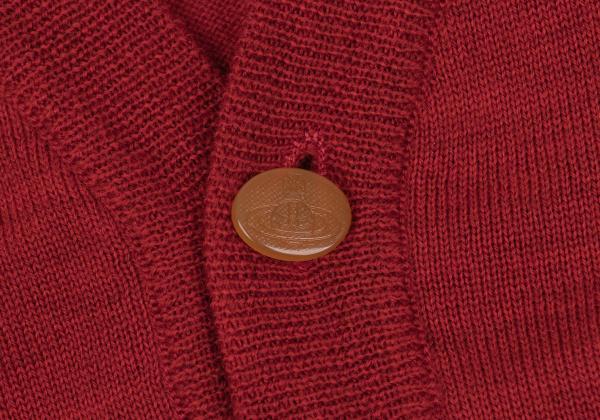 Vivienne Westwood MAN Red Orb Wool Knit Cardigan Size M
