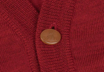 Vivienne Westwood MAN Red Orb Wool Knit Cardigan Size M