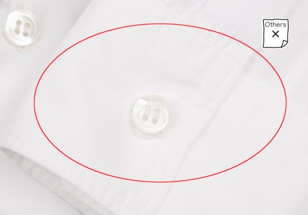 COMME des GARCONS HOMME PLUS White Frill Shirt Size S
