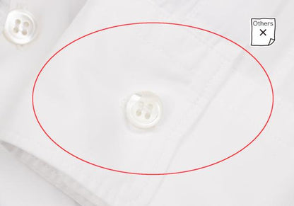 COMME des GARCONS HOMME PLUS White Frill Shirt Size S