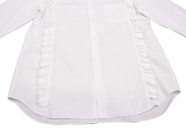 COMME des GARCONS HOMME PLUS White Frill Shirt Size S