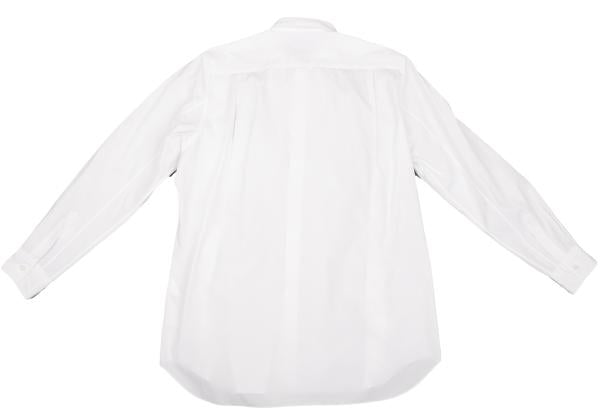 COMME des GARCONS HOMME PLUS White Frill Shirt Size S