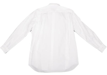 COMME des GARCONS HOMME PLUS White Frill Shirt Size S