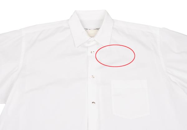 COMME des GARCONS Marble Button Regular Shirt White Size M