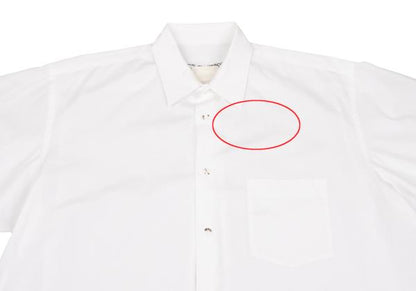COMME des GARCONS Marble Button Regular Shirt White Size M