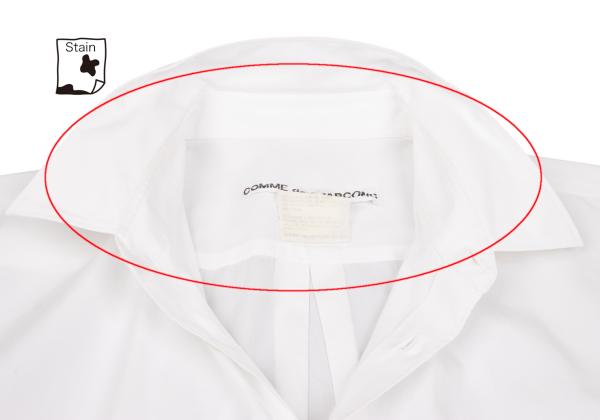 COMME des GARCONS Marble Button Regular Shirt White Size M