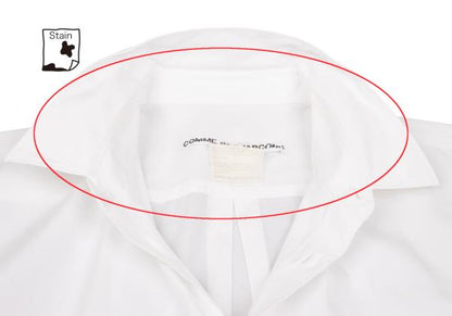 COMME des GARCONS Marble Button Regular Shirt White Size M
