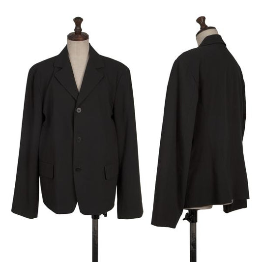 JURGEN LEHL Cotton 3-Button Jacket Black Size L