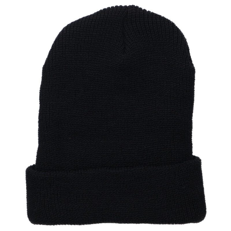 Chrome Hearts CH Leather Patch Beanie Black Size ONE SIZE