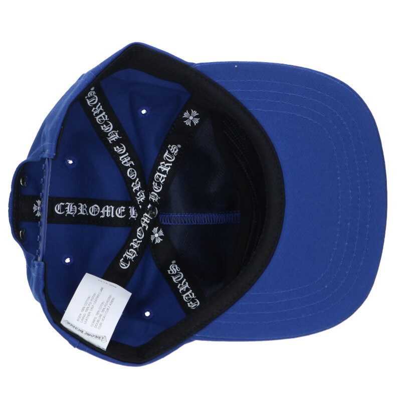 Chrome Hearts SPACE Leather Patch Cross Ball Size ONE Blue