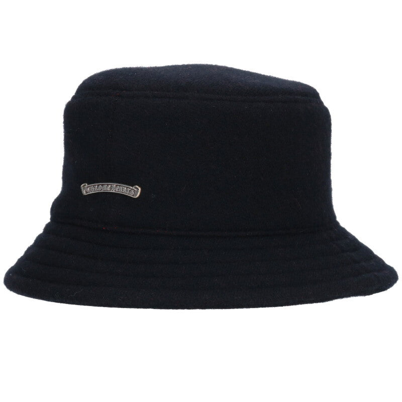 Chrome Hearts CH Logo Cashmere Knit Bucket Hat Size L