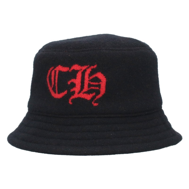 Chrome Hearts CH Logo Cashmere Knit Bucket Hat