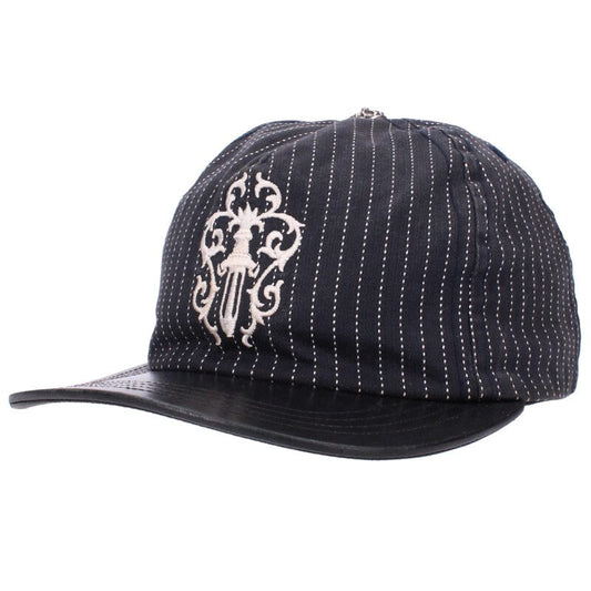 Chrome Hearts Leather Stripe Baseball Trucker Size ONE SIZE
