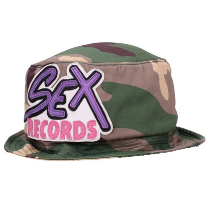 Chrome Hearts SEX RECORD Camo Bucket Hat Green Size ONE SIZE