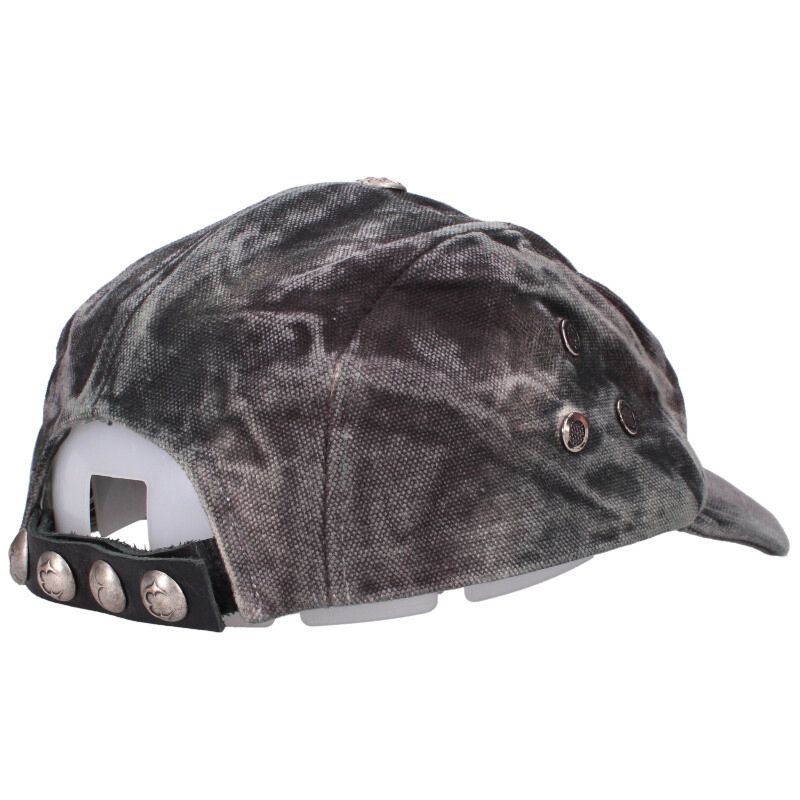 THUG CLUB Denim Army Cap Gray Cotton Size ONE SIZE