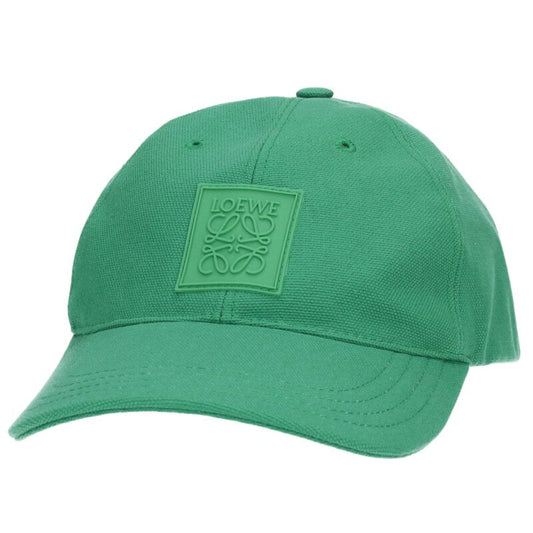 Loewe 25SS Logo Patch Hat Green Size ONE