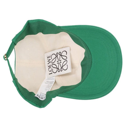 Loewe 25SS Logo Patch Hat Green Size ONE