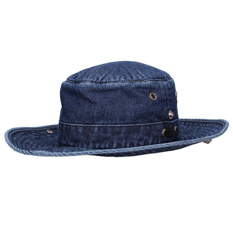 Chrome Hearts CRANK BAIT Denim Bucket Hat Multi Size 32