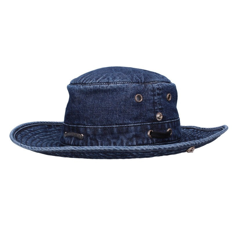 Chrome Hearts CRANK BAIT Denim Bucket Hat Multi Size 32