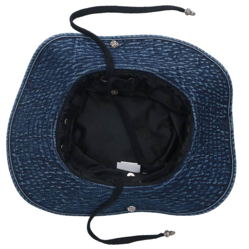 Chrome Hearts CRANK BAIT Denim Bucket Hat Multi Size 32