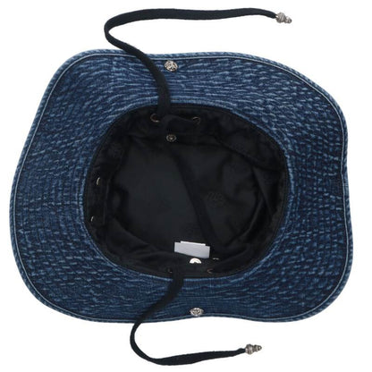 Chrome Hearts CRANK BAIT Denim Bucket Hat Multi Size 32