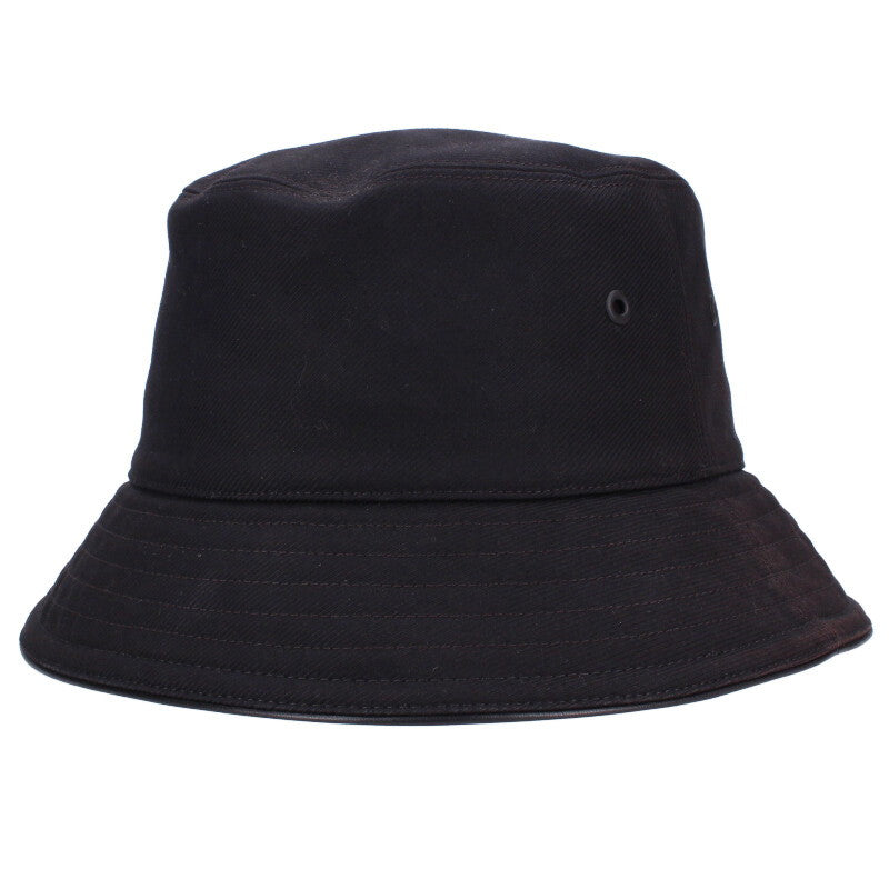 Burberry Logo Bucket Hat Black x Red Size M