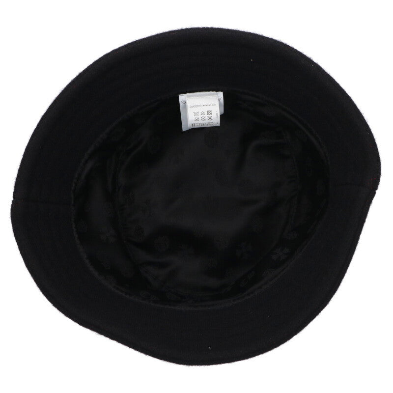 Chrome Hearts CH Logo Cashmere Knit Bucket Hat Multi Size L