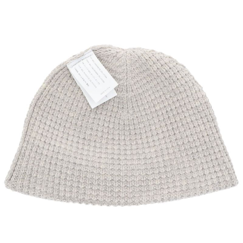 Chrome Hearts Cross Ball Cashmere Knit Beanie Gray Size ONE