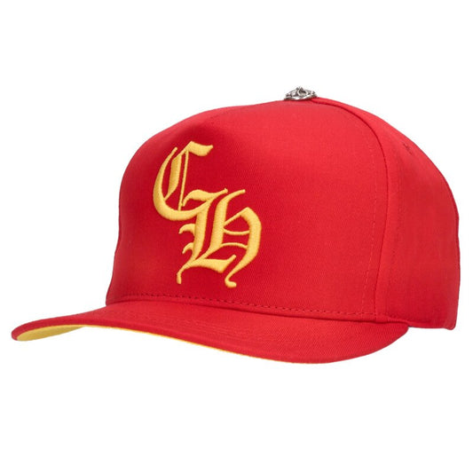 Chrome Hearts SIZE  CH HAT CH Embroidered Red x Yellow Size ONE