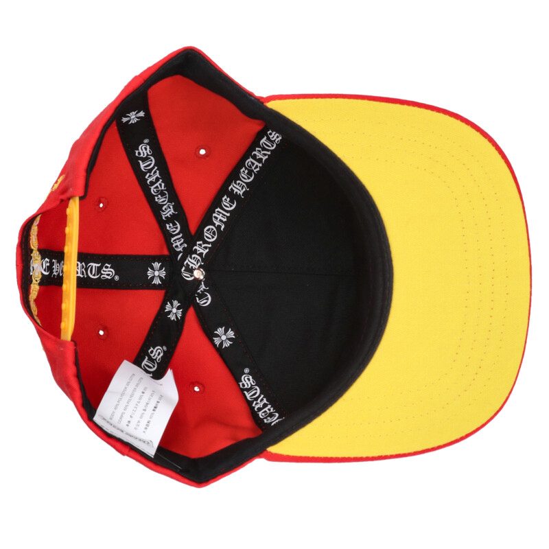 Chrome Hearts SIZE  CH HAT CH Embroidered Red x Yellow Size ONE