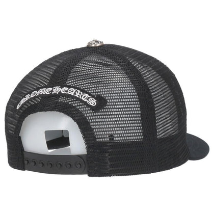Chrome Hearts TRUCKER CAP 3 Cemetery Leather Size ONE Multi