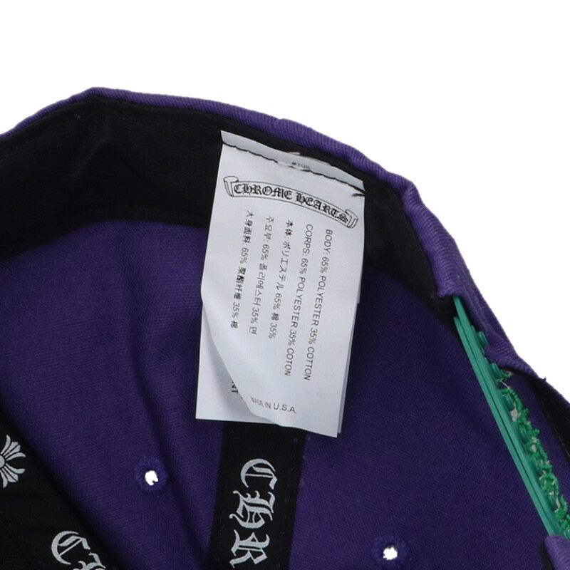Chrome Hearts CH Logo Embroidered Baseball Cap Size ONE SIZE