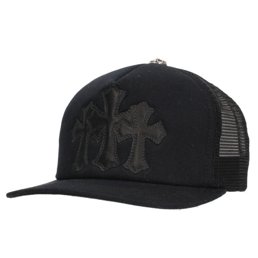 Chrome Hearts Black 3 Cemetery Trucker Cap Size ONE SIZE