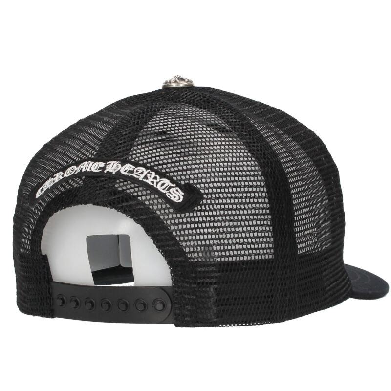 Chrome Hearts Black 3 Cemetery Trucker Cap Size ONE SIZE