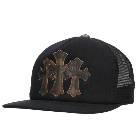 Chrome Hearts TRUCKER CAP 3 Cemetery Leather Size ONE SIZE