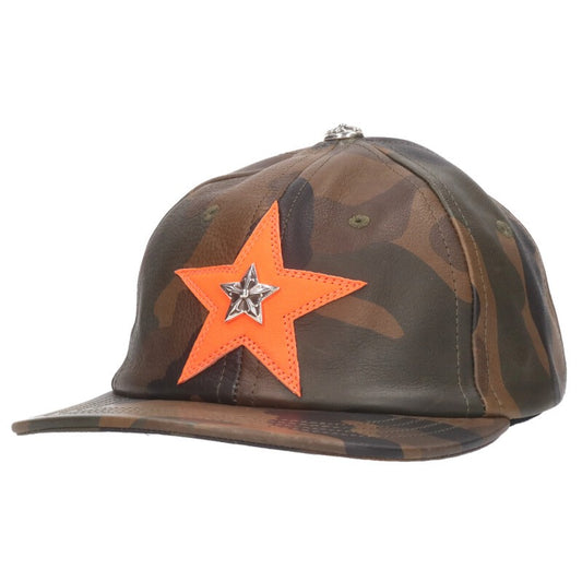 Chrome Hearts Camo Leather Star Patch Cap Size ONE SIZE