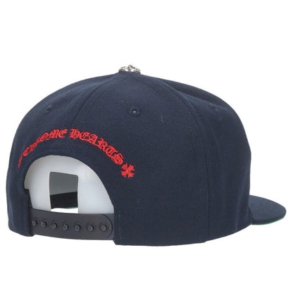 Chrome Hearts CH Embroidered Baseball Cap Navy Size ONE SIZE